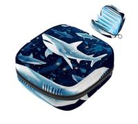 Star Shark-1652 Borsa per il primo ciclo mestruale per ragazze e donne, sacchetto per coppette mestruali femminili borse per tamponi mestruali Holde