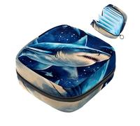 Star Shark-1685 Borsa per il primo ciclo mestruale per ragazze e donne, sacchetto per coppette mestruali femminili borse per tamponi mestruali Holde