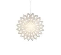 Star Sheer - Stella di carta E14, 1,6 x 6 x 6 cm, colore: Bianco
