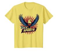 Star Spangled Sport Maglietta, Bambini, Limone, 6 Anni