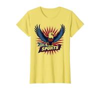 Star Spangled Sport Maglietta, Donna, Limone, XS