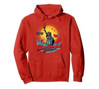 Star Spangled Summer Felpa con Cappuccio, Unisex per Adulti, Rosso, M