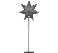 Star - Stella di carta in plastica, colore: Grigio/Bianco/Nero
