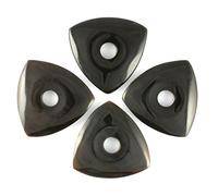 Star Timber Tones Star Tones - Confezione di 4 plettri in corno, colore nero