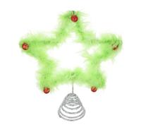 Star Top-albero Dai Capelli Verdi Puntale Natale Addobbi Per L'albero