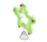 Star Top-albero Dai Capelli Verdi Puntale Rustico Per Stella Dell'albero Natale