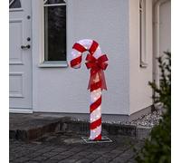 Star Trading 475-24 - Decorazione a LED "Candycane", asta di zucchero, F 80, luce bianca calda, 45 x 120 cm, cavo di alimentazione da 5 m, trasformatore, per esterni, in 4 colori