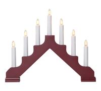 Star Trading - Advent Candlestick Ada - Red - 30cm