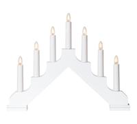 Star Trading - Advent Candlestick Ada - White - 30 cm