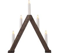 Star Trading - Advent Candlestick Albo - Brown - 41cm