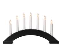 Star Trading - Advent Candlestick Bea - Black - 22cm