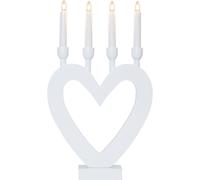 Star Trading - Advent Candlestick Dala - White - 45cm