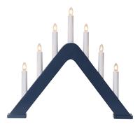 Star Trading - Advent Candlestick Jarve - Blue - 36cm