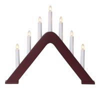 Star Trading - Advent Candlestick Jarve - Red - 36cm