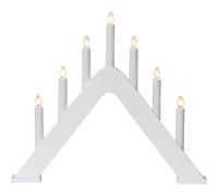 Star Trading - Advent Candlestick Jarve - White - 36cm