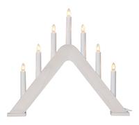 Star Trading - Advent Candlestick Jarve - White - 36cm