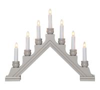 Star Trading - Advent Candlestick Karin - Beige - 34cm