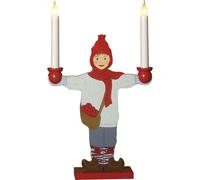 Star Trading - Advent Candlestick Sundborn - Multi - 48cm