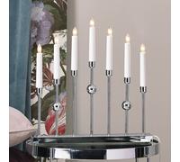 STAR TRADING Candelabro cromato Gustavo a 7 luci 138-54