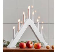 STAR TRADING Candelabro dal design Mod. Jarve bianco STAR TRADING