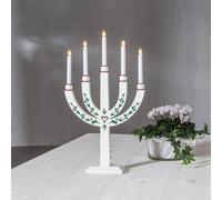 STAR TRADING Candelabro Elias Tradition a 5 luci bianco STAR TRADING