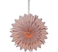 Star Trading - Stella di Natale - Stella di carta Cristallo - Rosa - 50cm