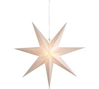 Star Trading - Stella di Natale - Stella di carta Dot - Bianco - 100 cm