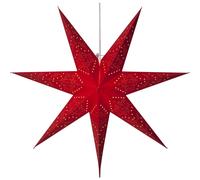 Star Trading - Christmas Star - Paper Star Sensy - Red - 70cm