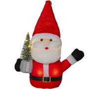 Star Trading - Decoration Figure Joylight - Red Babbo Natale con abete e illuminazione