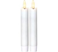 Star Trading - Fiamma di luce antica LED - 15 cm - Bianco - 2 -Pack