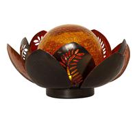 STAR TRADING - illuminazione a celle solari - Decorazione di celle solari Lilly - Amber - 12 cm