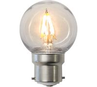 Star Trading - Lampada a LED B22 G45 Filamento di copertura per PC per illuminazione esterna - 1,0 W - 2200K