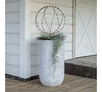 STAR TRADING Lampada LED con picchetto Sfera, Ø 50 cm, batteria in metallo nero STAR TRADING