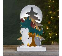 STAR TRADING Lampada LED deco Forest Friends orso/procione 271-81