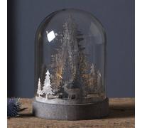 STAR TRADING Lampada LED Kupol scena bosco, marrone STAR TRADING