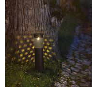 TRADING STAR - illuminazione a celle solari - Blace a rullo di celle solari - Black - 39 cm