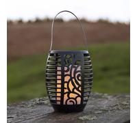 STAR TRADING Lampada LED solare Flame, tre opzioni di utilizzo, 42 cm 480-06-1