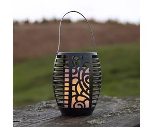 STAR TRADING Lampada LED solare Flame, tre opzioni di utilizzo, 42 cm STAR TRADING