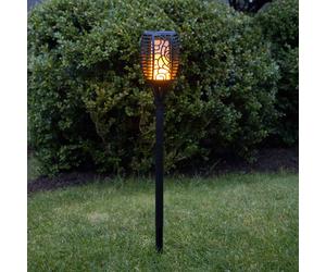 STAR TRADING Lampada LED solare Flame, tre opzioni di utilizzo, 54 cm STAR TRADING