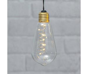 STAR TRADING Lampada LED vintage Glow con timer, trasparente STAR TRADING
