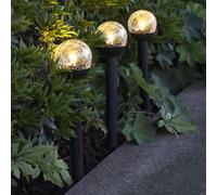 STAR TRADING Lampada solare LED Roma, set da tre STAR TRADING