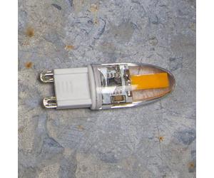 STAR TRADING Lampadina bispina a LED, G9, 1,8 W, trasparente, 2.800 K, dimmerabile, 200 lm STAR TRADING