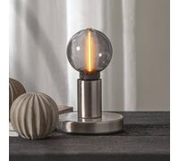STAR TRADING Lampadina LED DecoLED One G80 E27 2W nero 1800K 3-step STAR TRADING