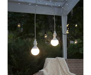 STAR TRADING Portalampada E27 con cavo Ute, 5 m, bianco STAR TRADING