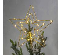 STAR TRADING Puntale LED Topsy, stella 3D a batteria STAR TRADING