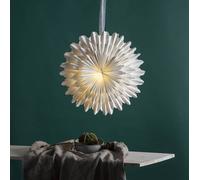 STAR TRADING Stella deco Snow carta senza attacco Ø 50cm bianco STAR TRADING