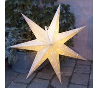 STAR TRADING Stella decorativa Alice da interni/esterni, bianca 505-01