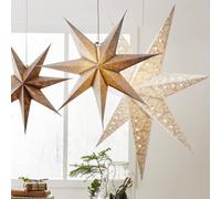 STAR TRADING Stella di carta Decorus senza luce bianco/argento STAR TRADING
