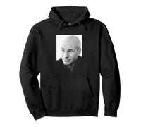 Star Trek Attore Capitano Jean Luc Picard Patrick Stewart 1988 Felpa con Cappuccio