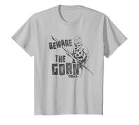 Star Trek Beware The Gorn Maglietta, Bambini, Argento, 4 Anni